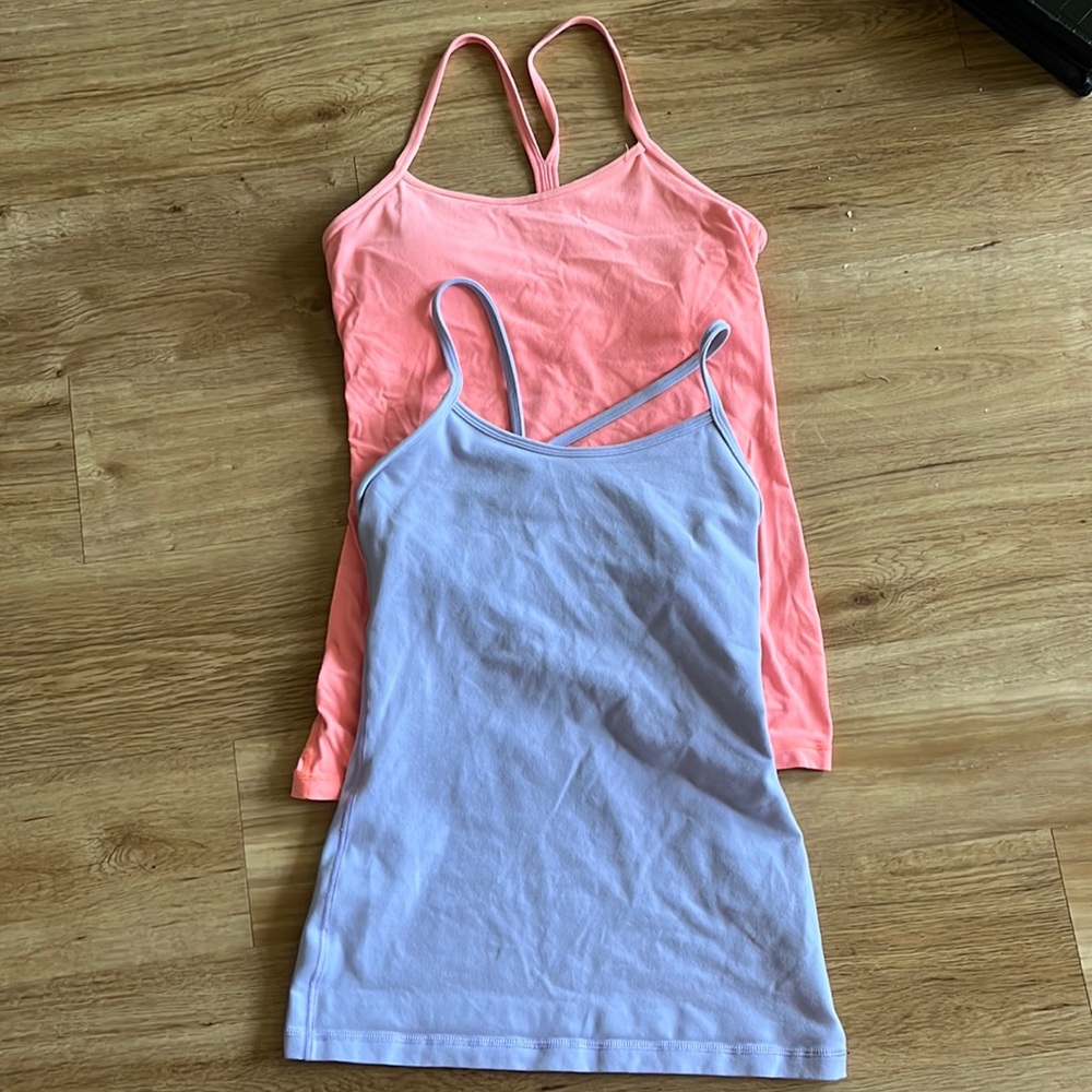 Lululemon Power Y tank Set of 2 (size 4 and 6)